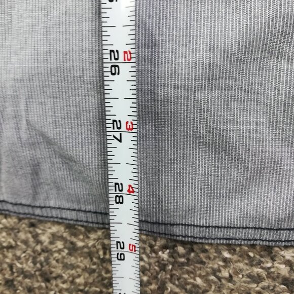 KUIU Shirt Basin Short Sleeve Button Up Heathered Steel Blue Mens Large - Picture 9 of 10